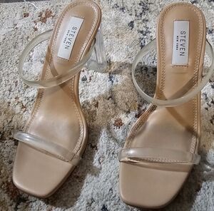 Women's Clear Strap Heels